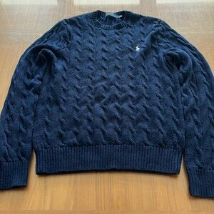 Polo crewneck sweater